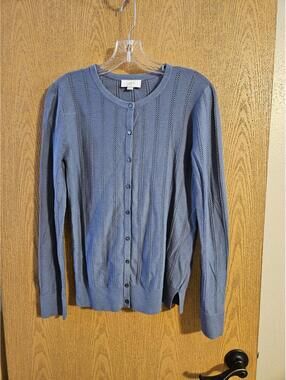 LOFT long sleeve crewneck top NWOT